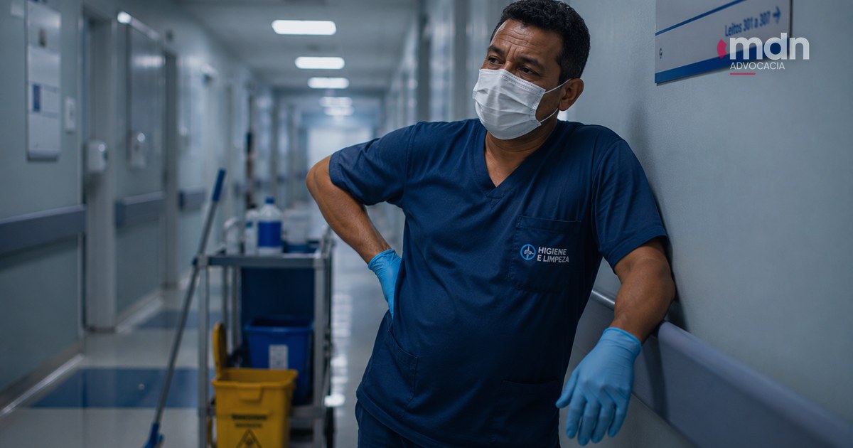 Trabalhador avaliando condições que podem gerar adicional de insalubridade