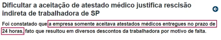 Empresa dificultou atestado 1
