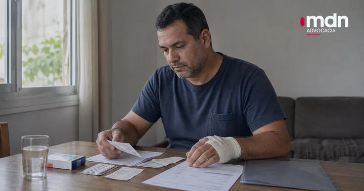 Me machuquei no trabalho: quem paga as despesas?